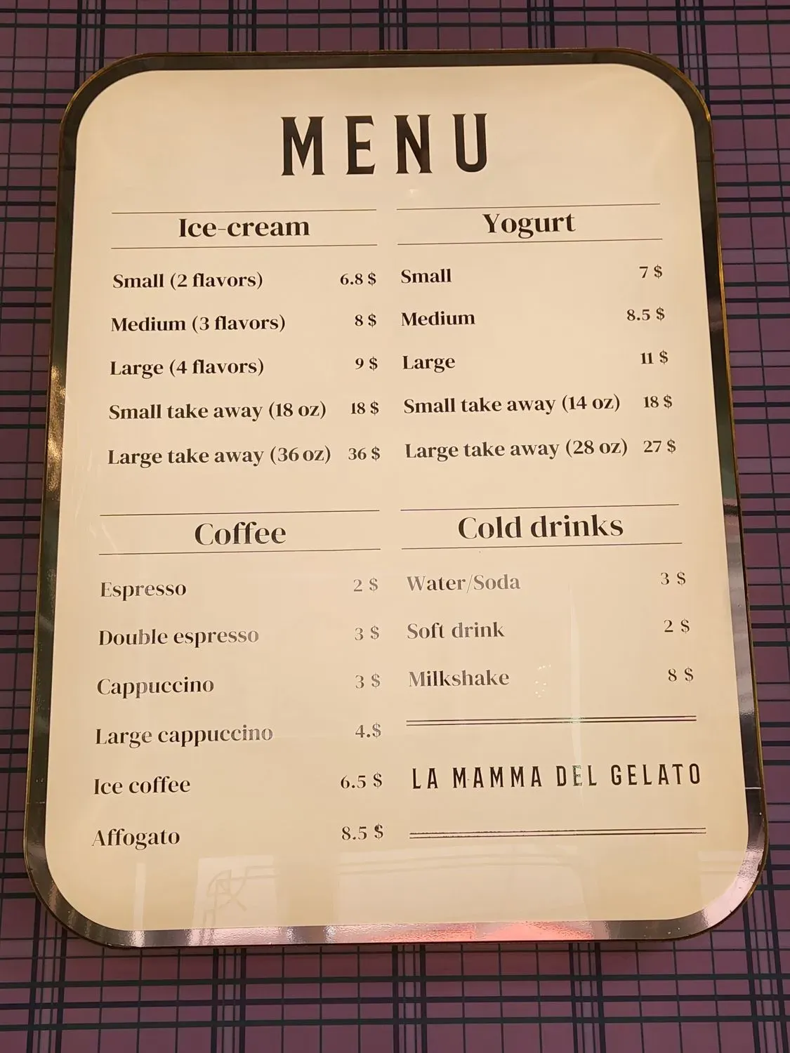 Menu 2