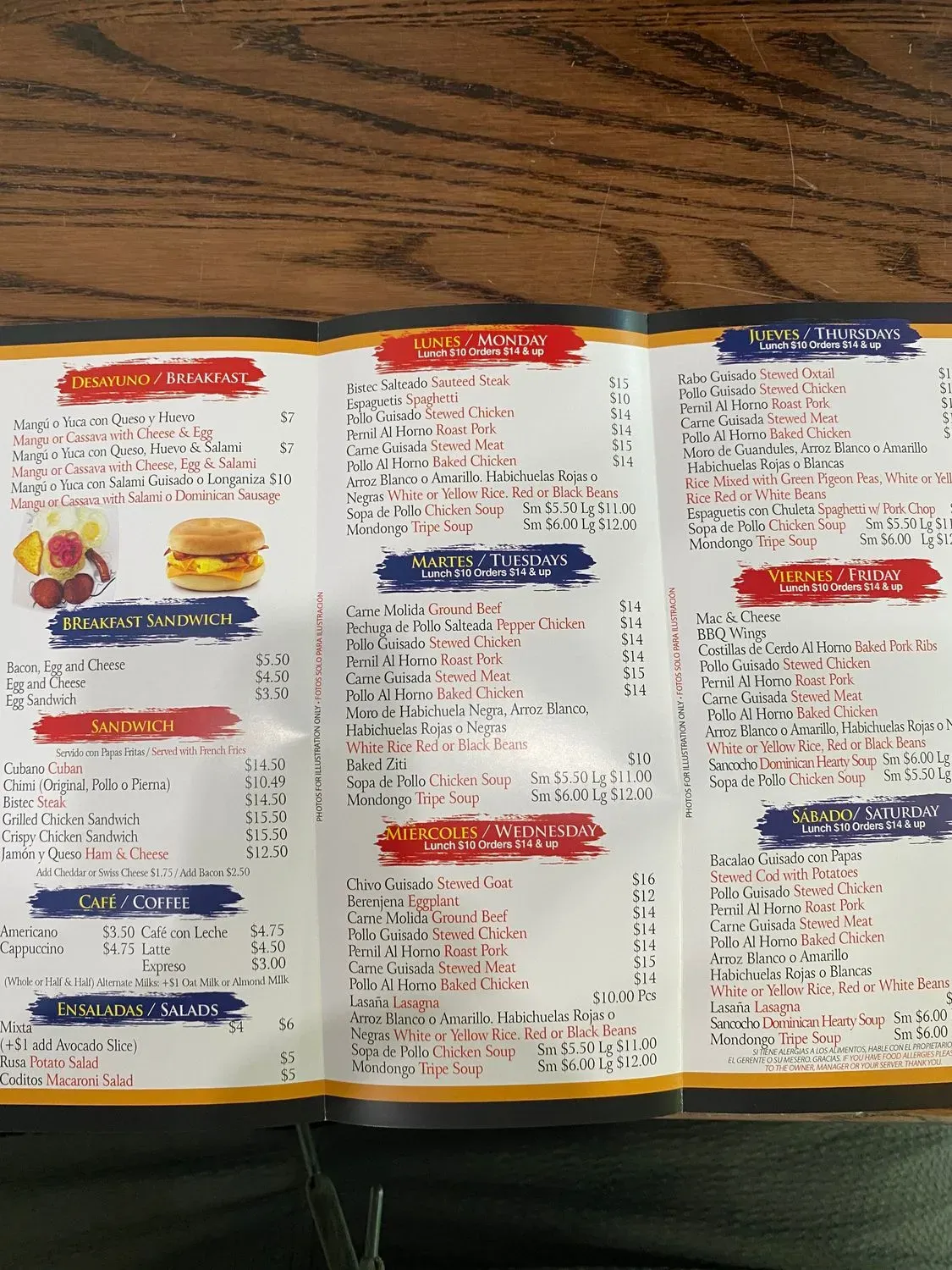 Menu 4