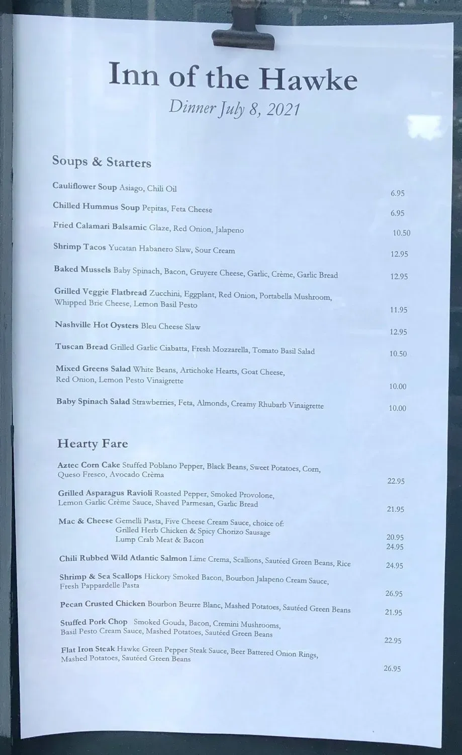 Menu 2