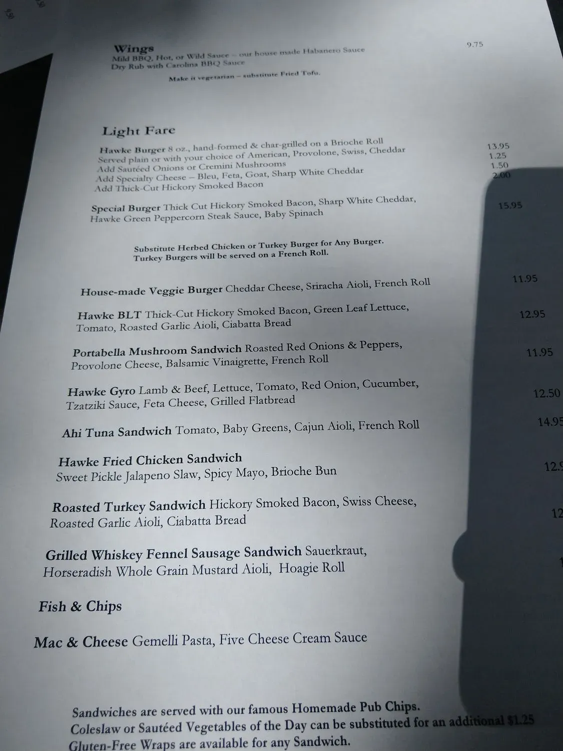 Menu 6