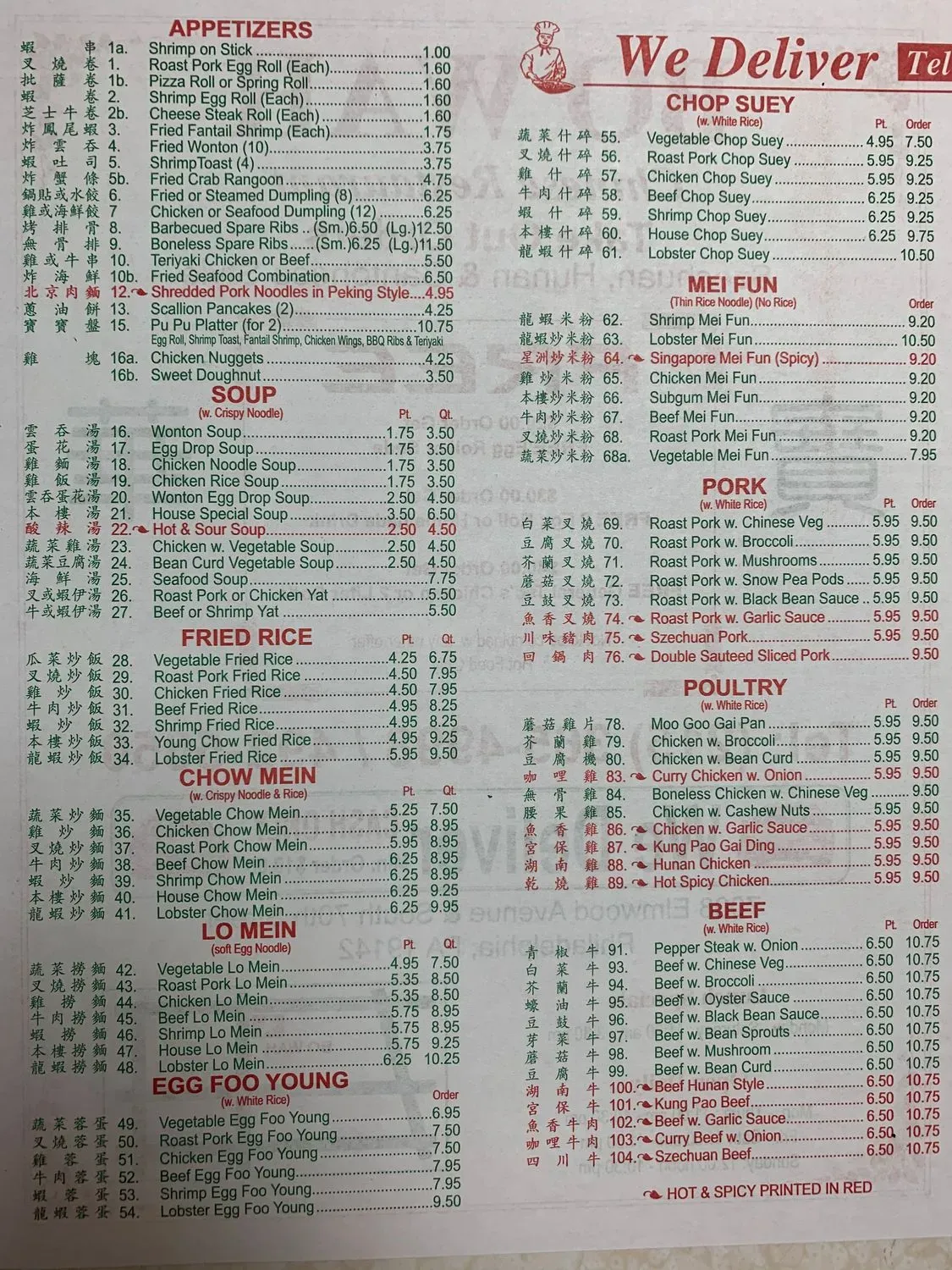 Menu 2