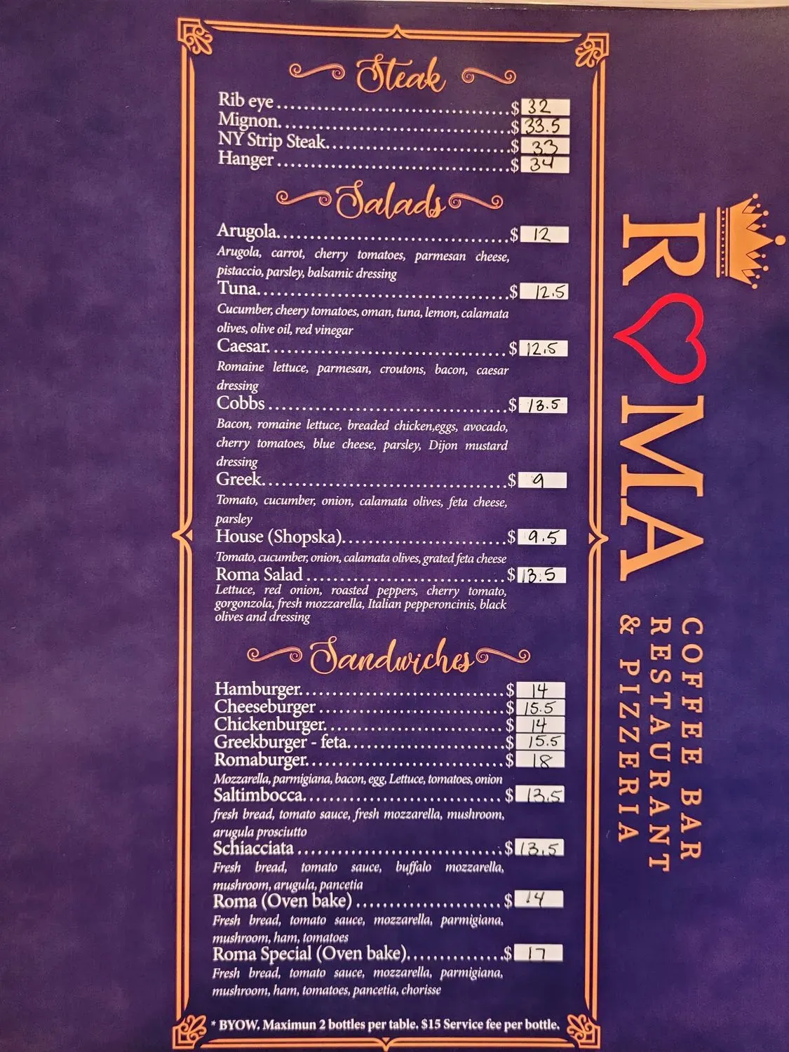 Menu 4