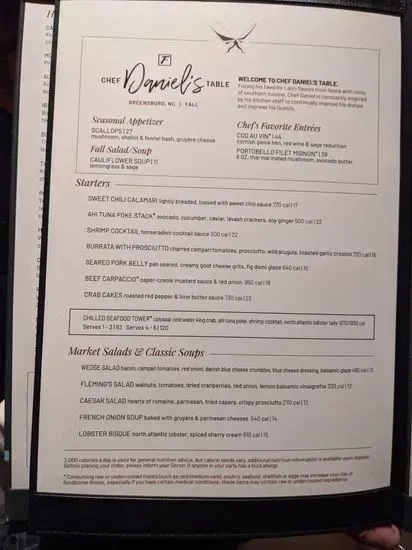 Menu 6