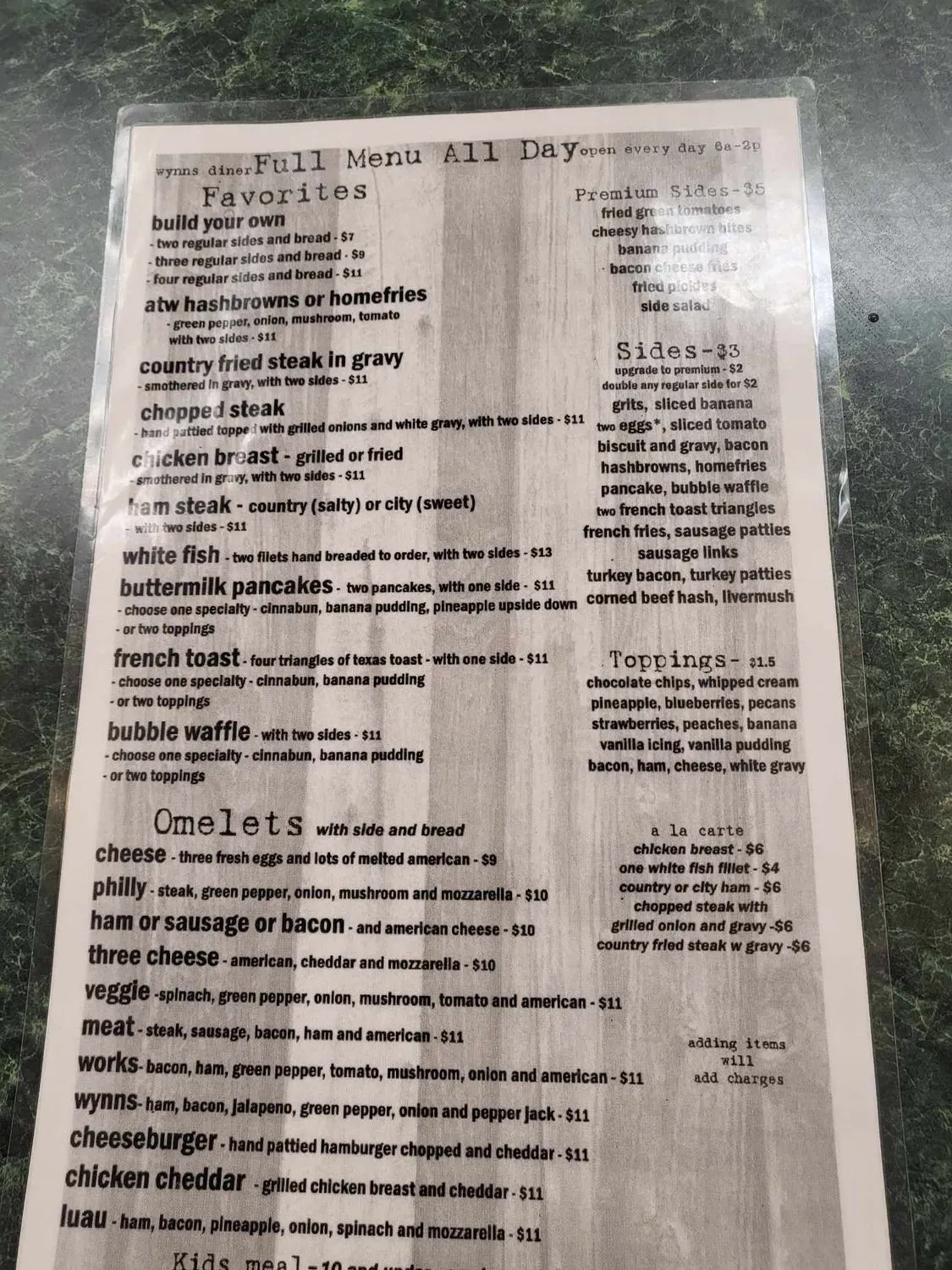 Menu 2