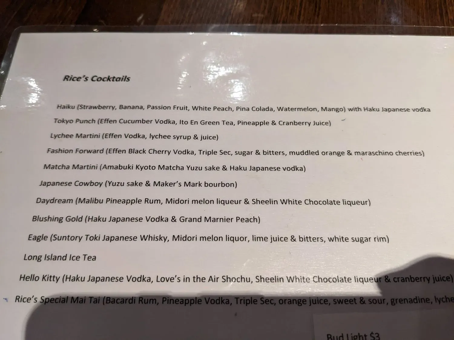 Menu 4