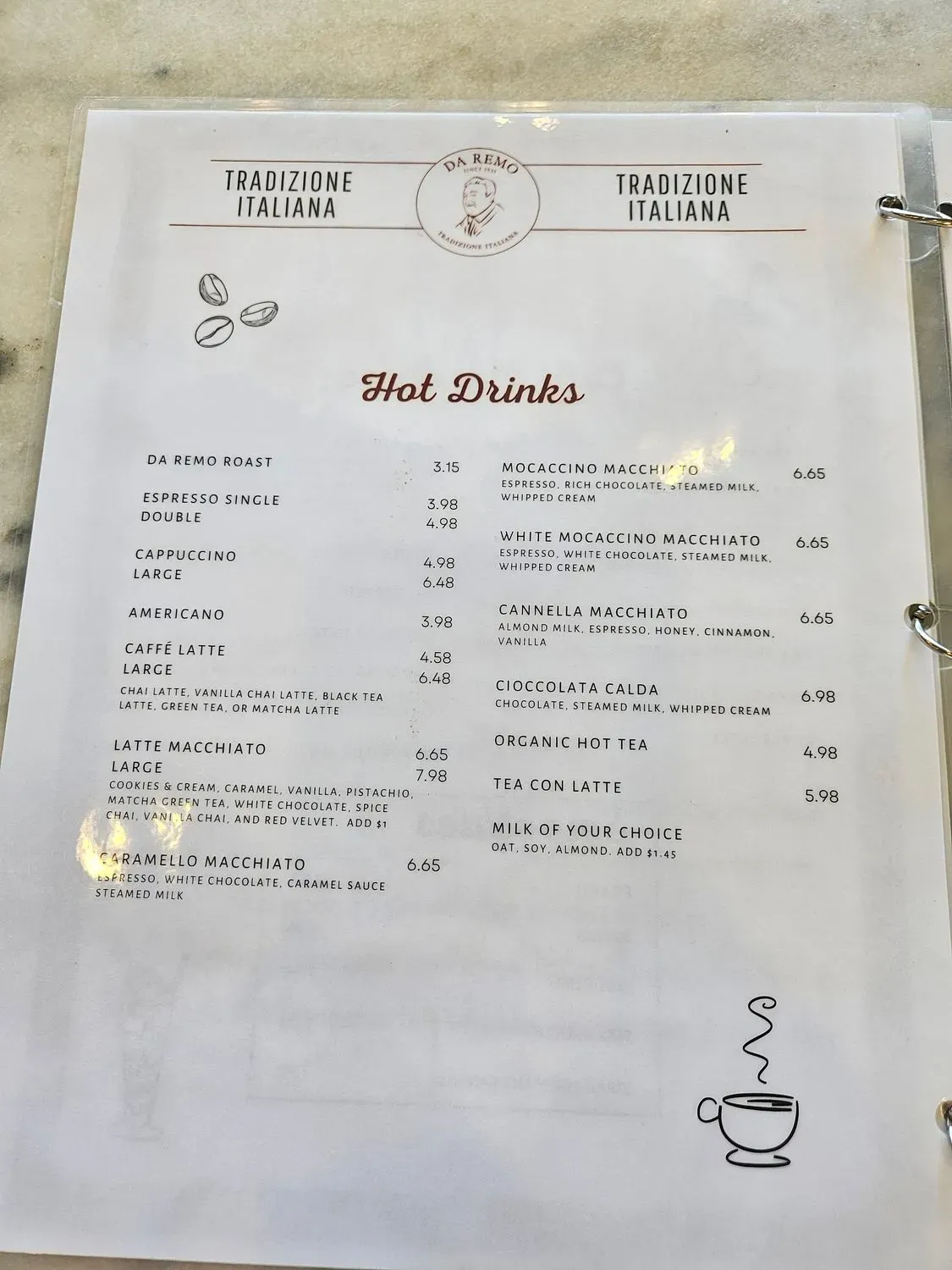 Menu 5