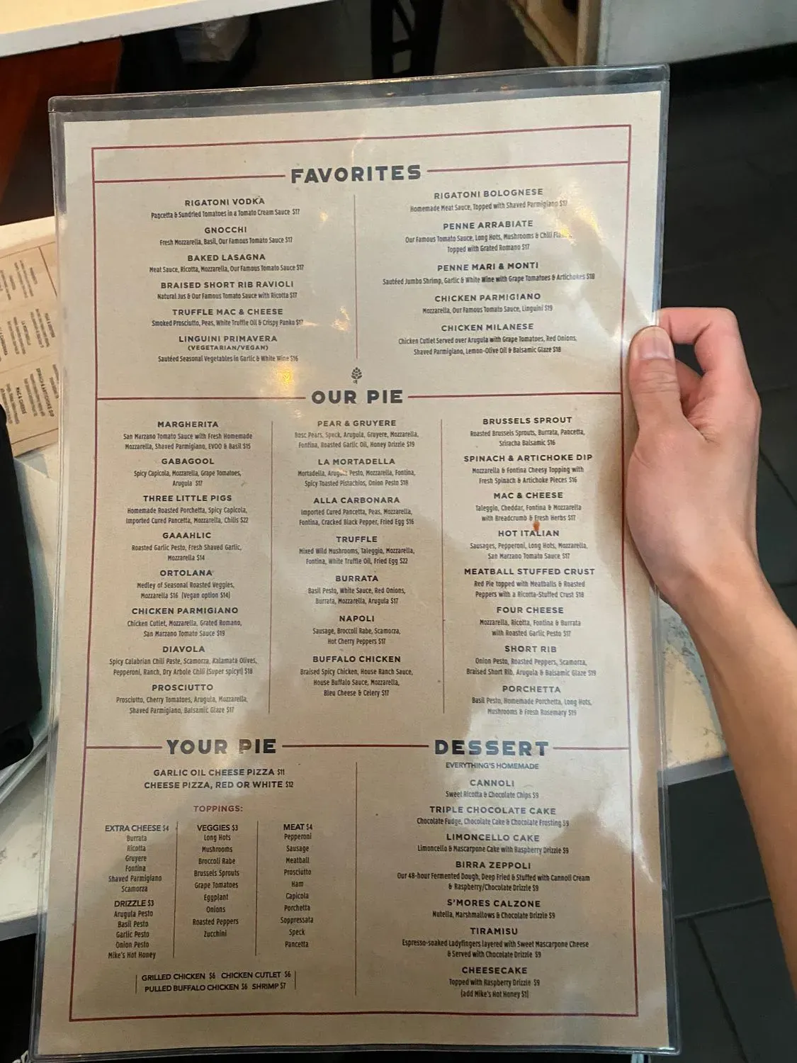 Menu 4