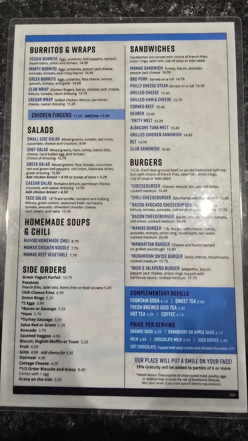 Menu 6