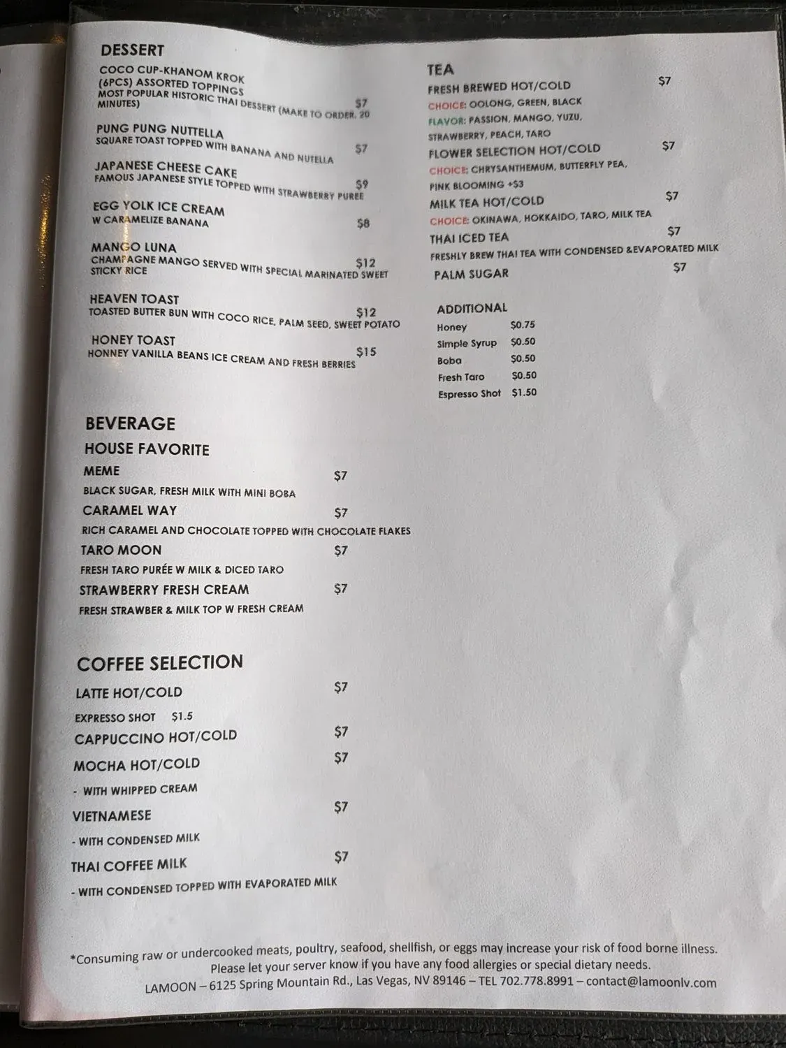 Menu 6