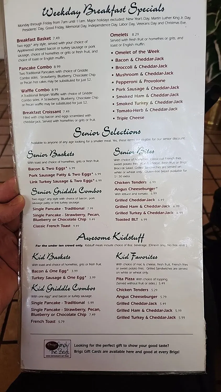 Menu 3