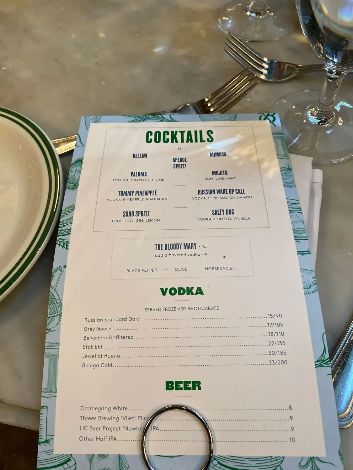 Menu 6