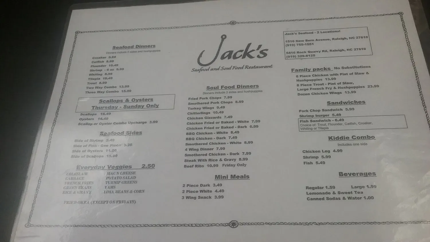 Menu 6