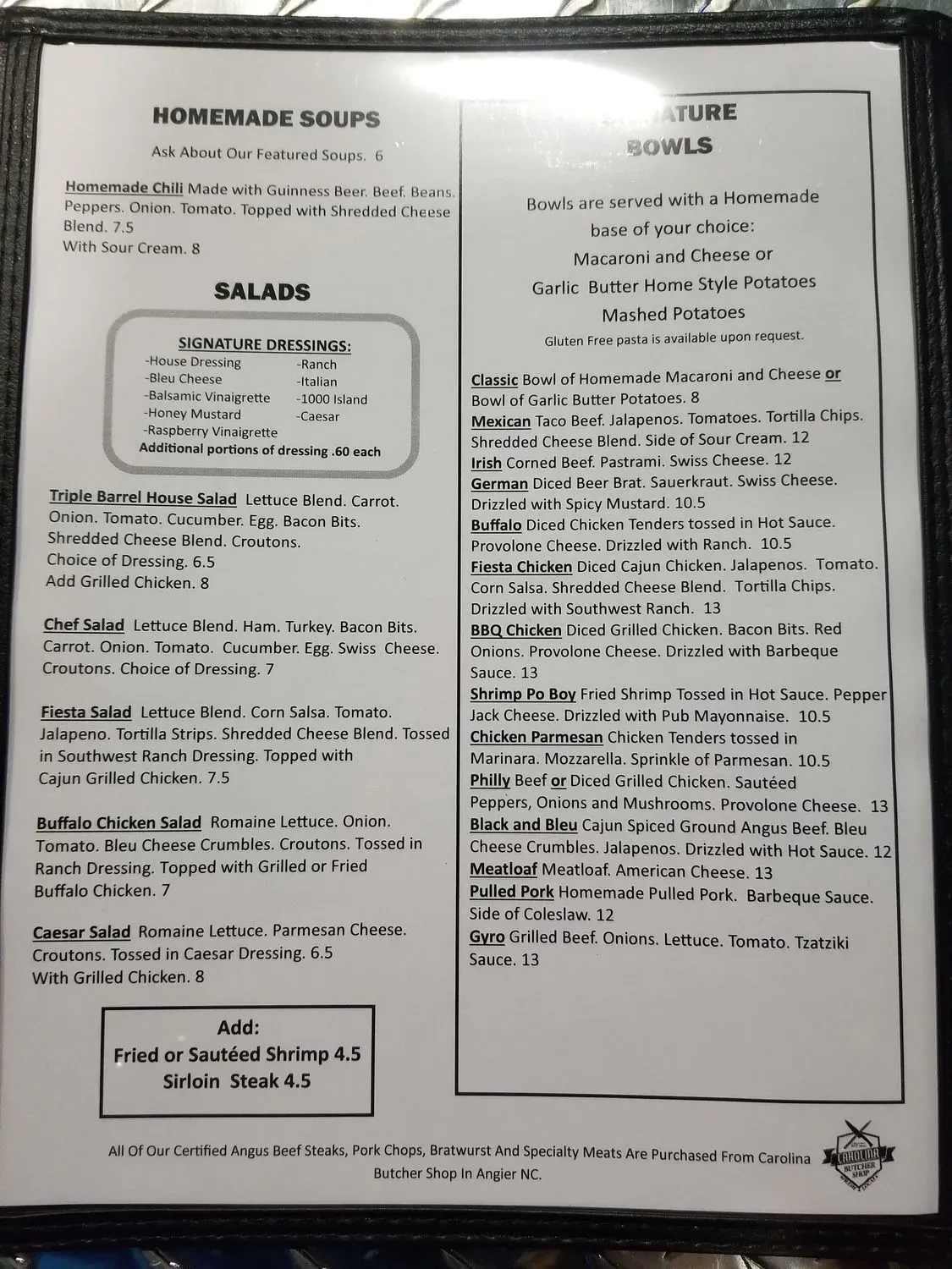 Menu 5