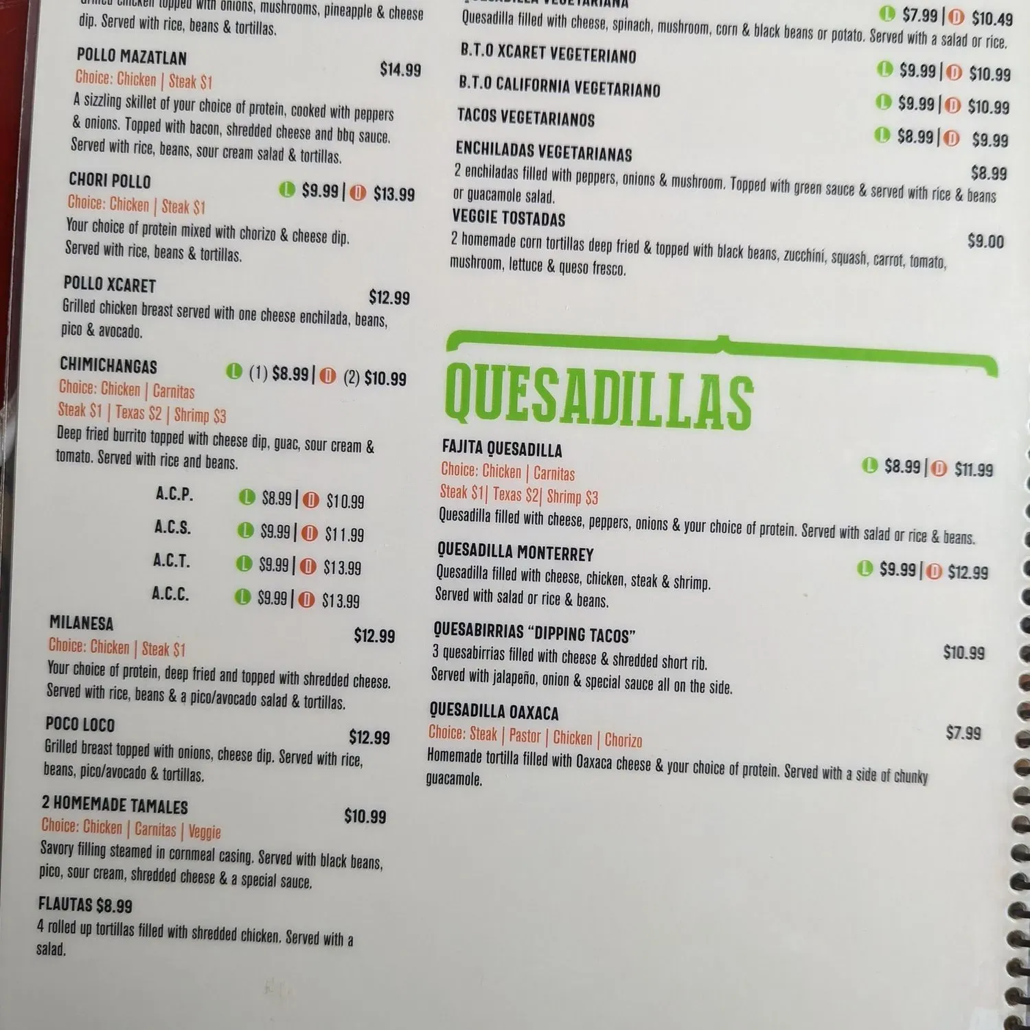 Menu 2