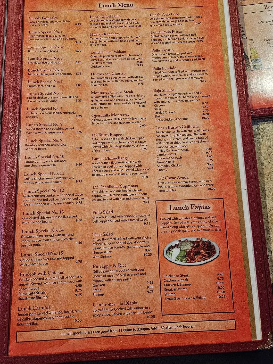 Menu 5