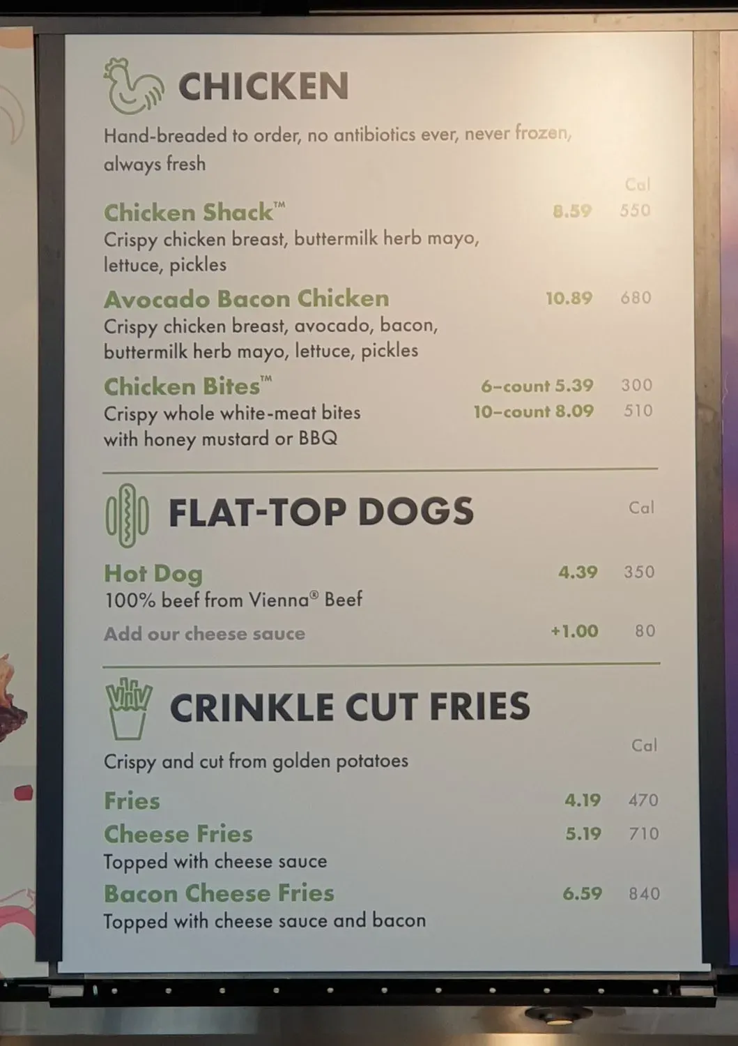 Menu 4