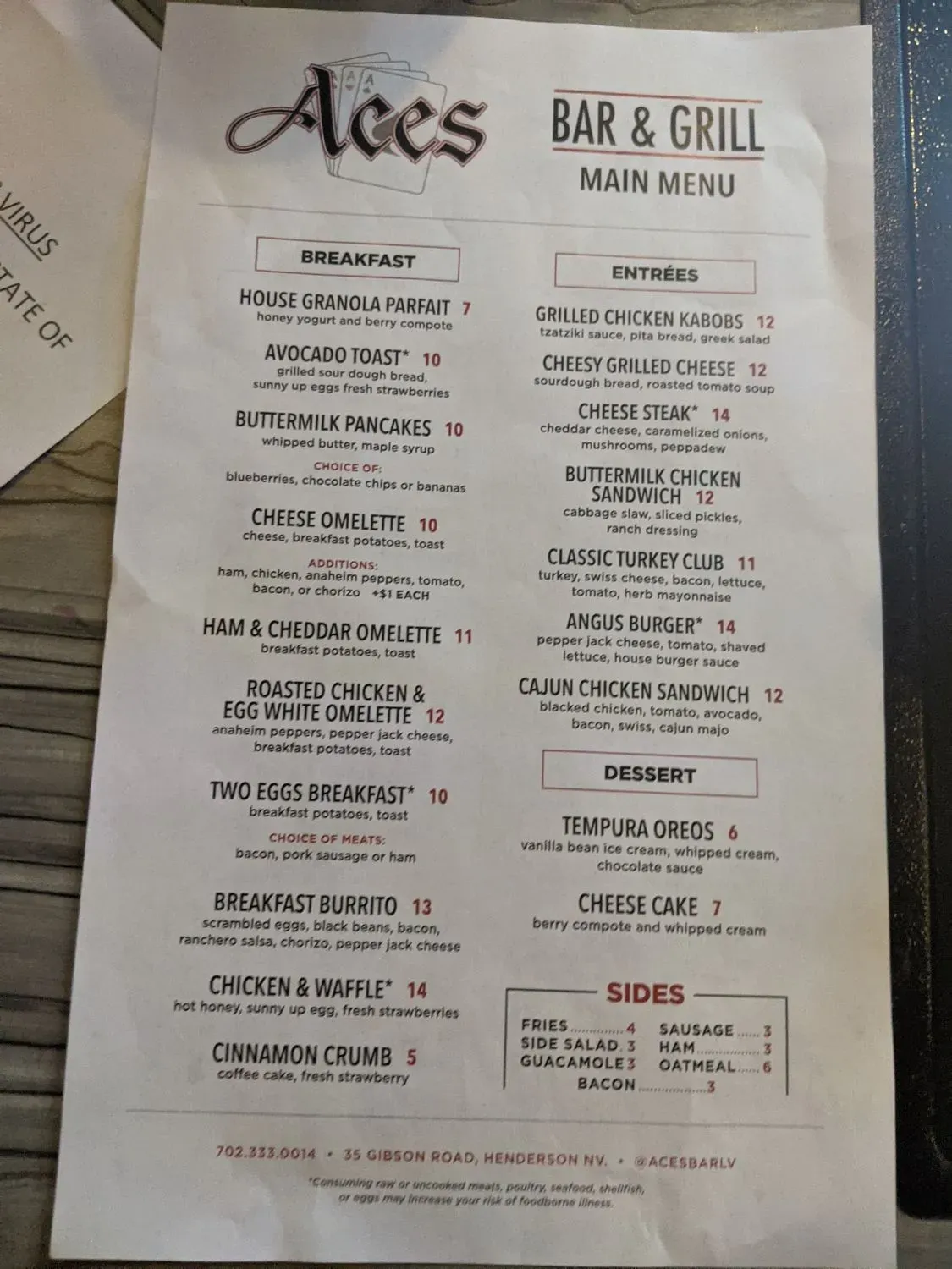 Menu 5