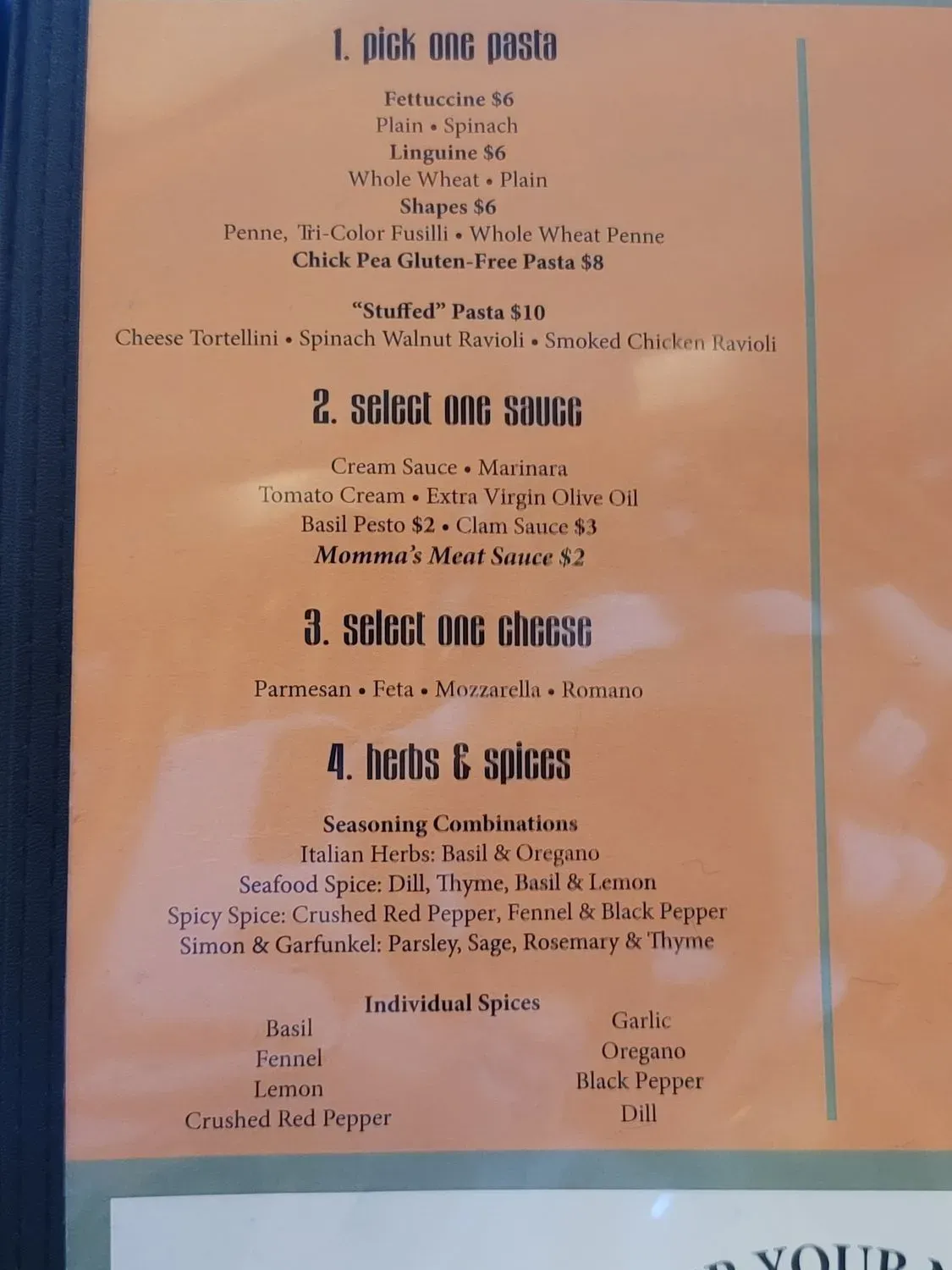 Menu 4