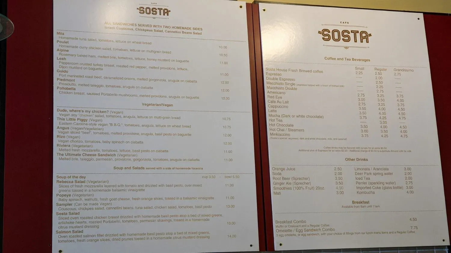 Menu 4