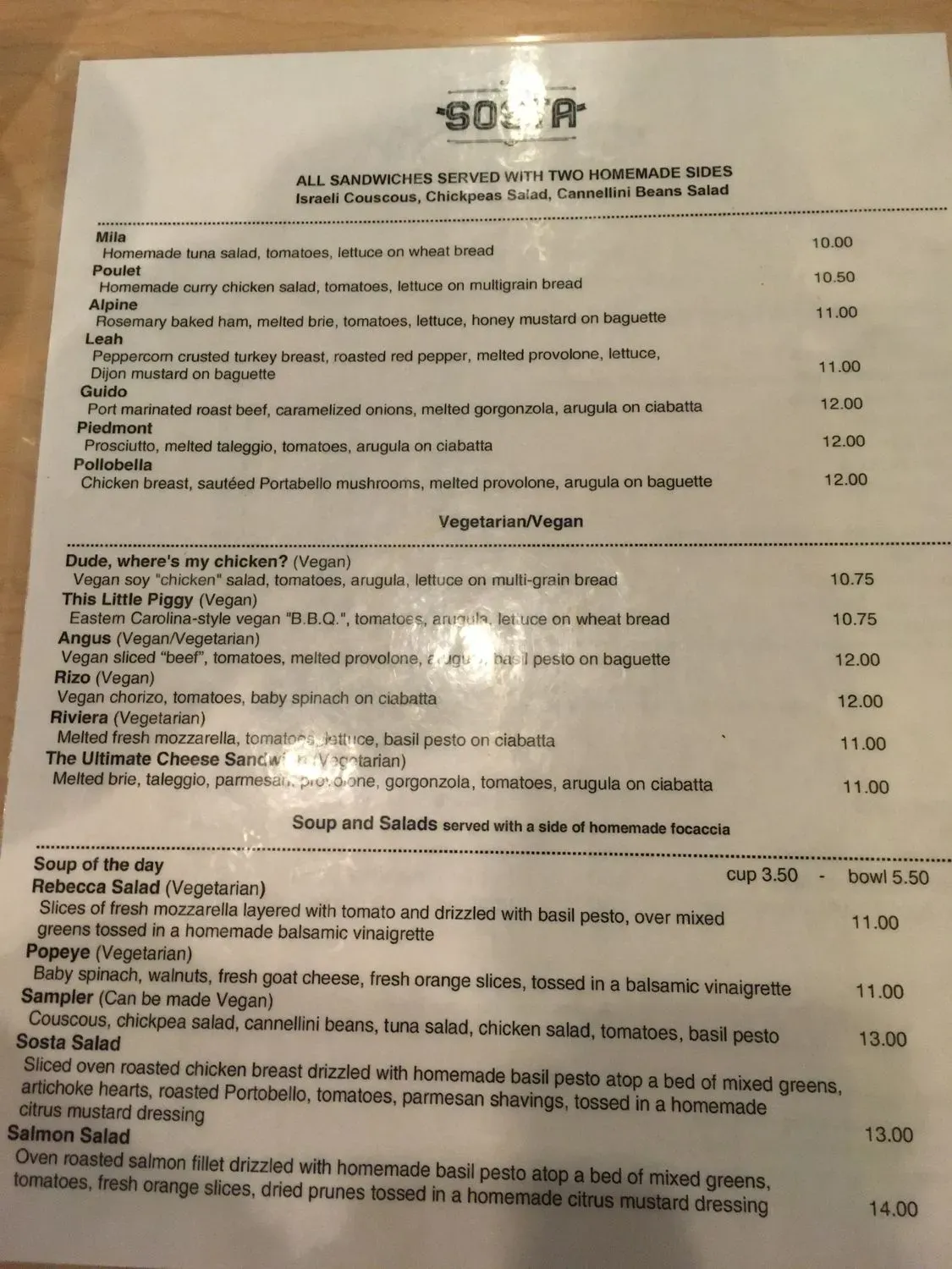 Menu 5