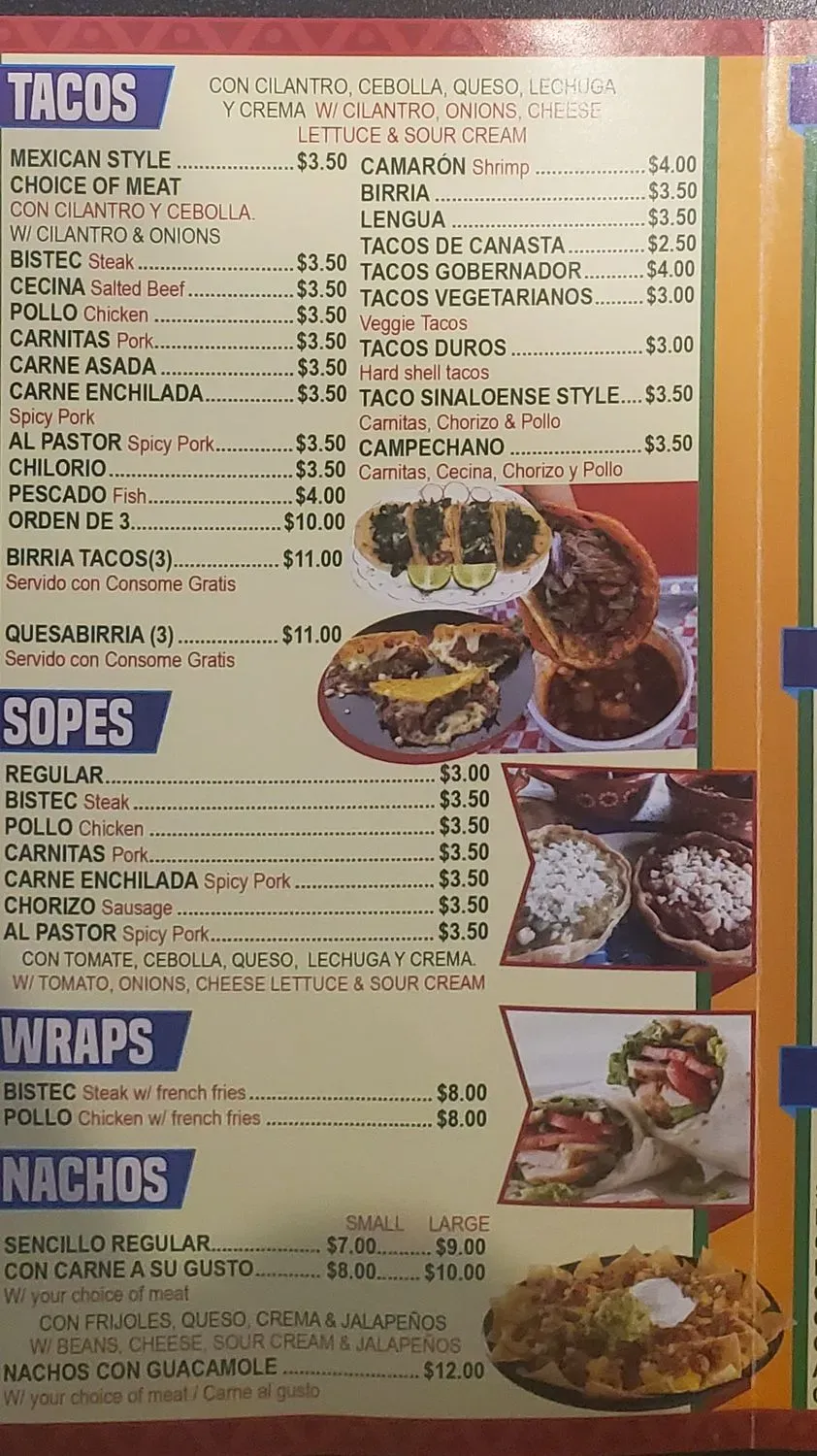 Menu 5