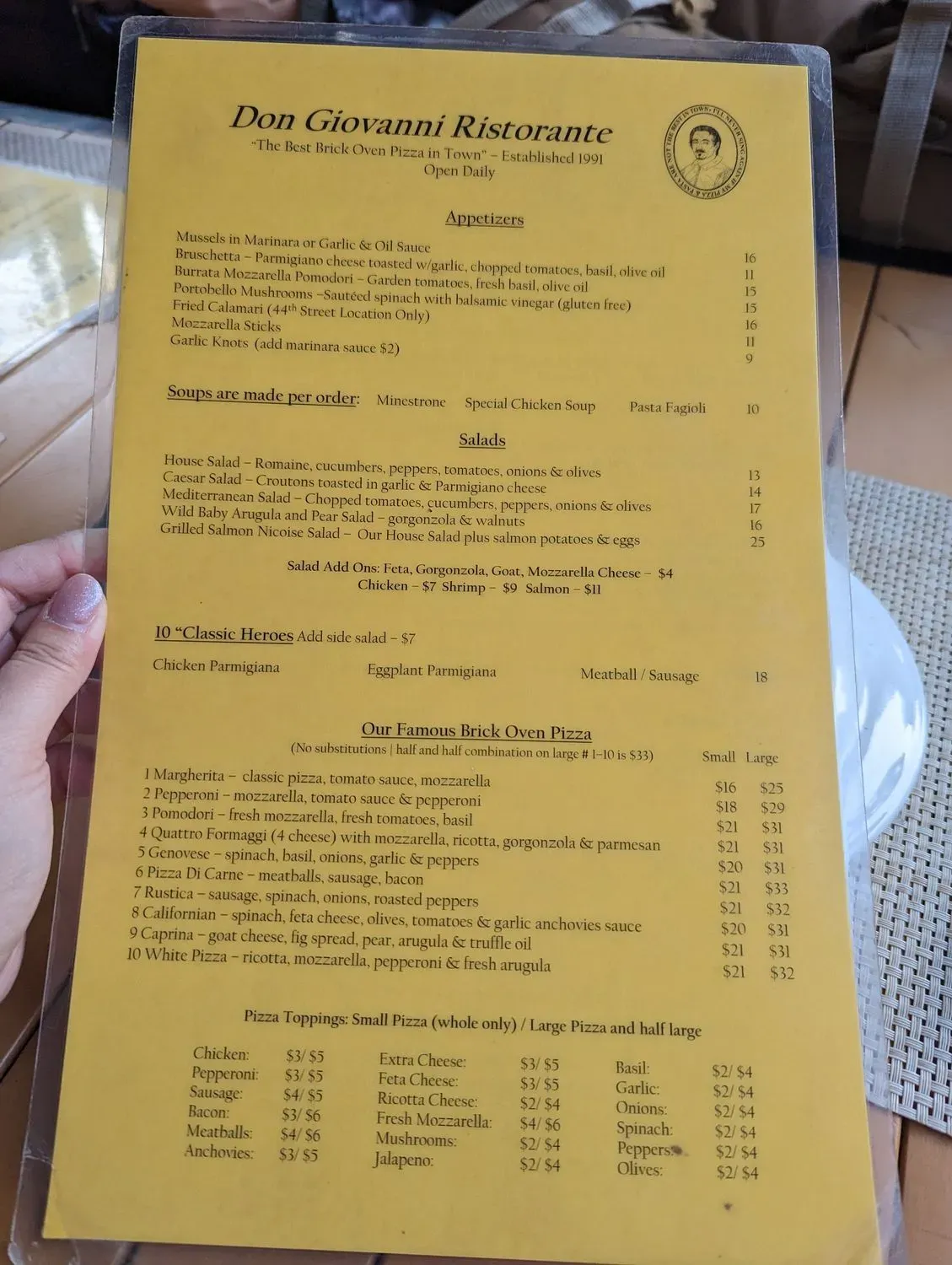 Menu 4