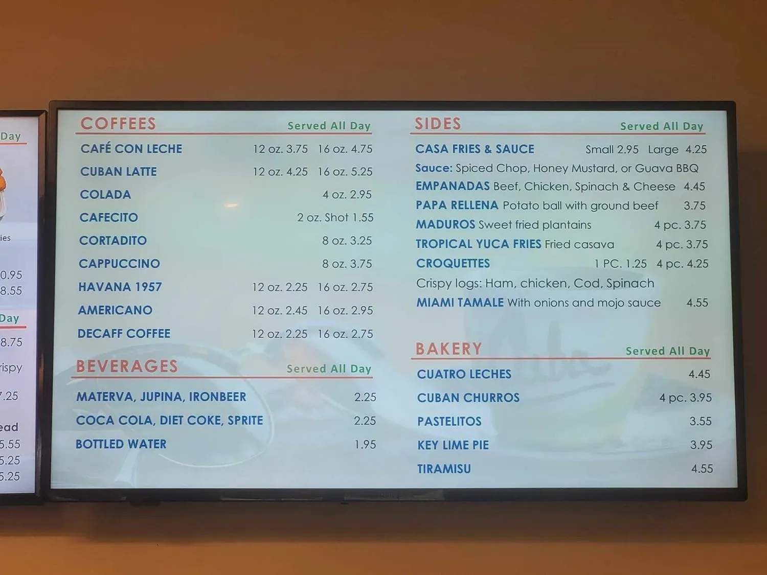 Menu 4