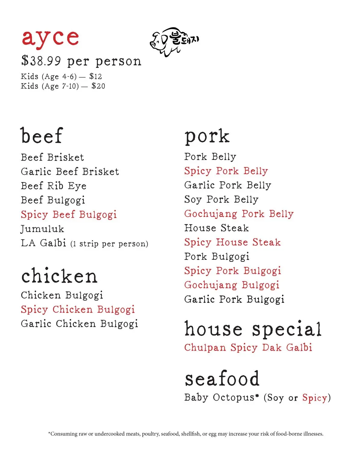 Menu 4