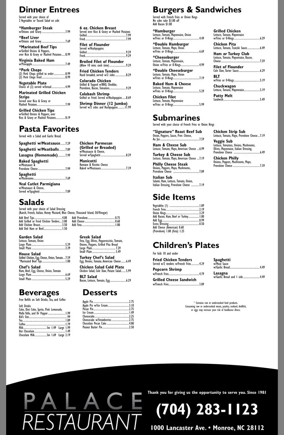 Menu 4