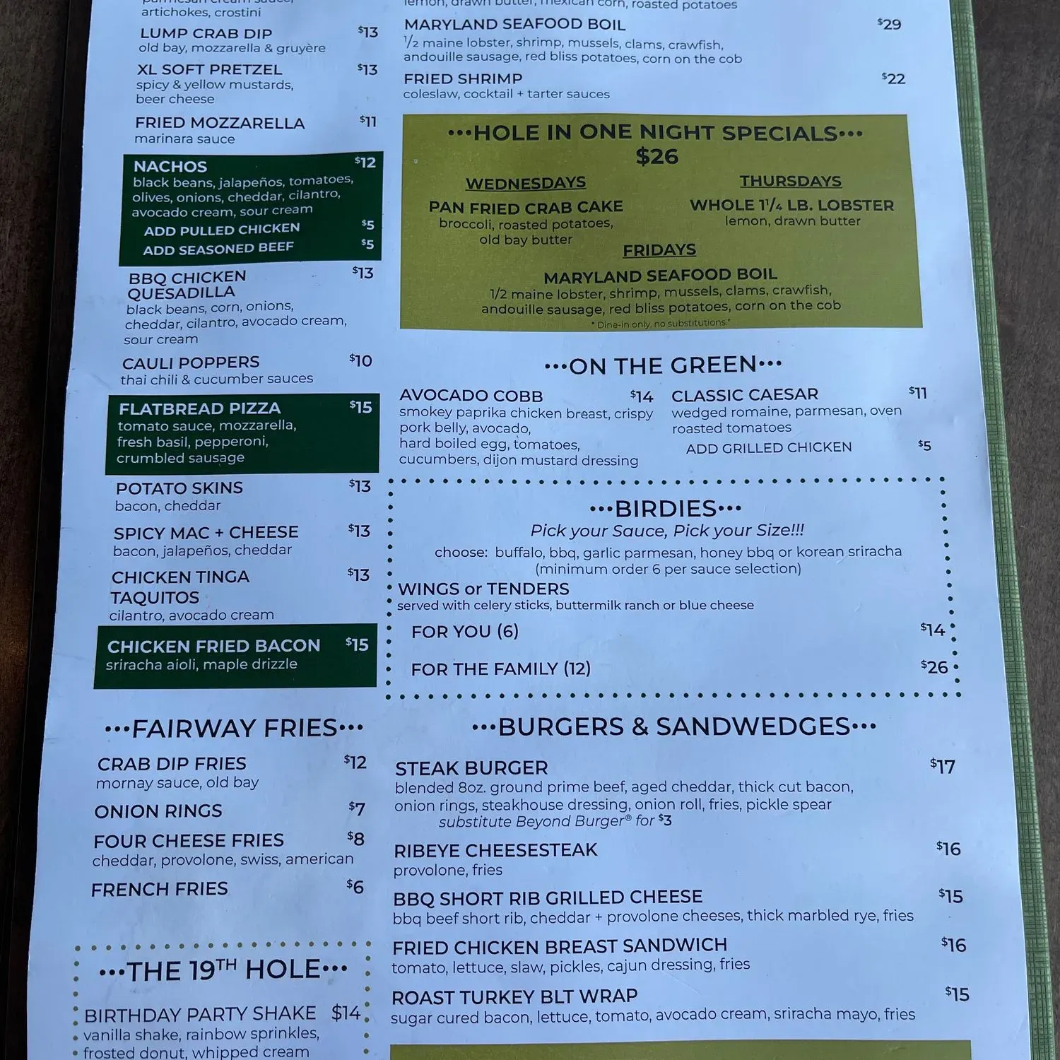 Menu 2