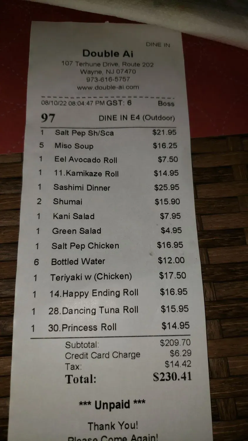 Menu 6