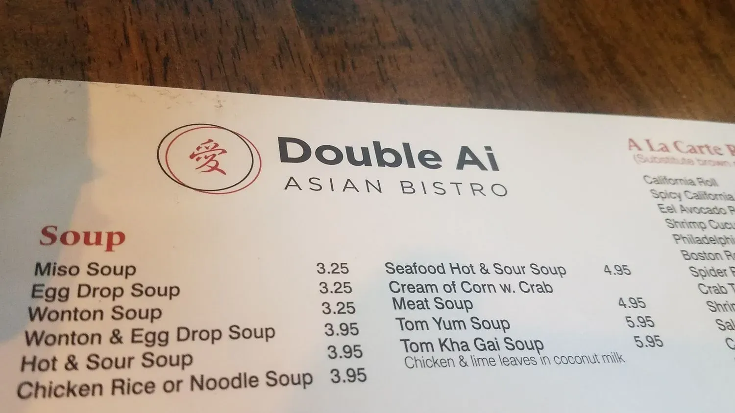 Menu 4