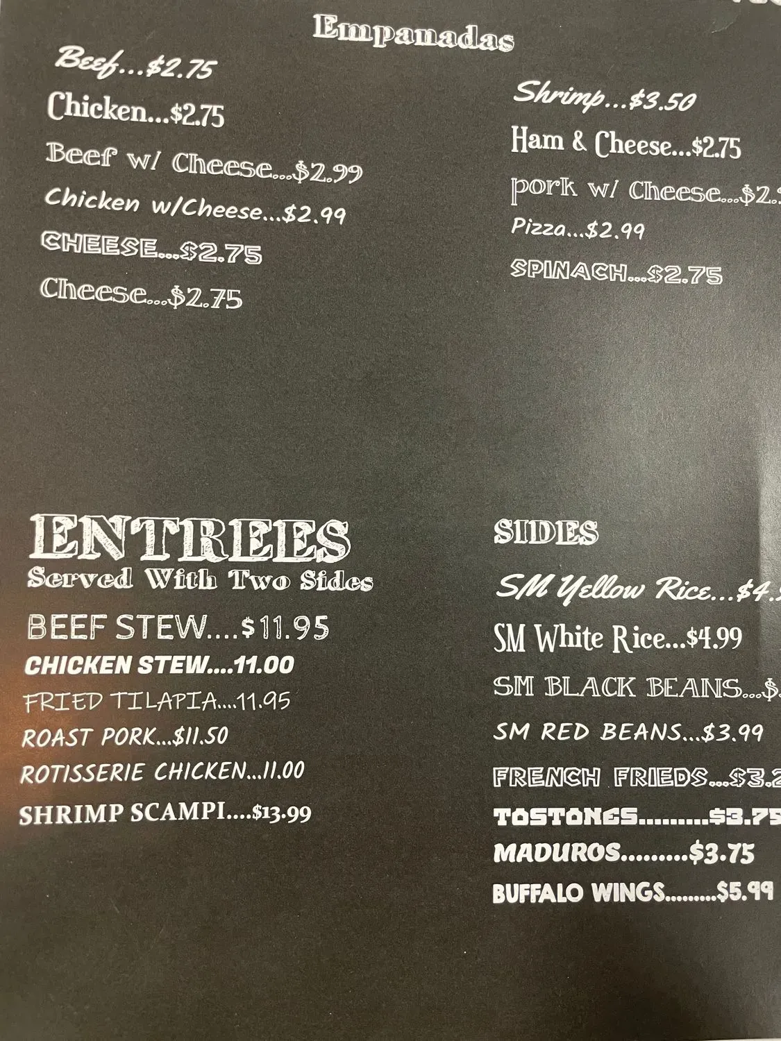 Menu 3