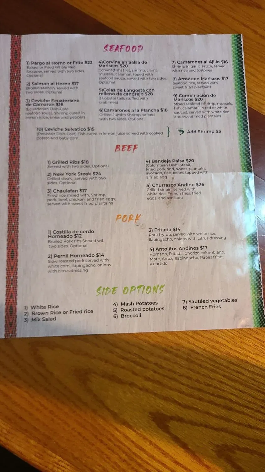 Menu 3