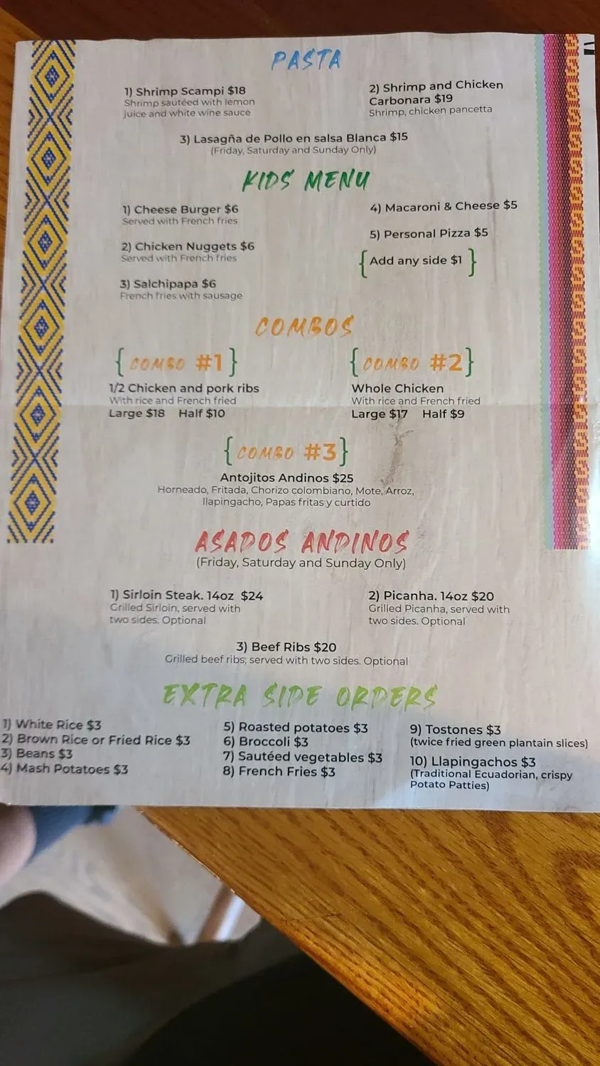 Menu 2