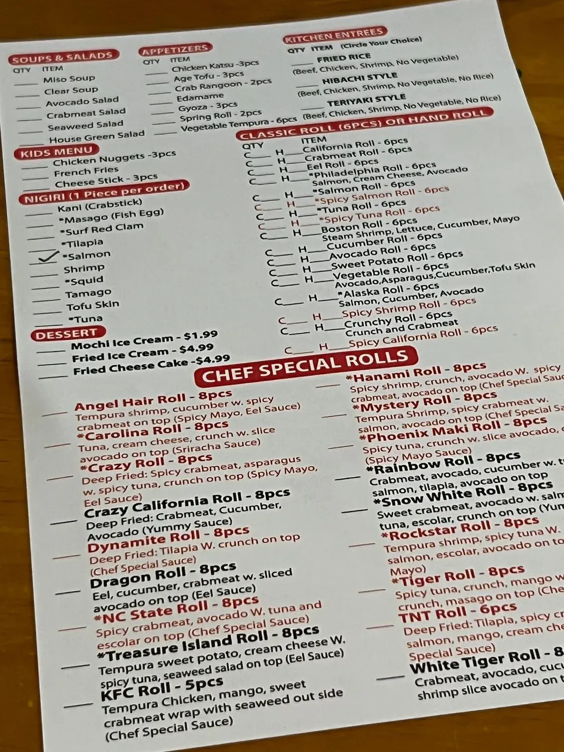 Menu 2