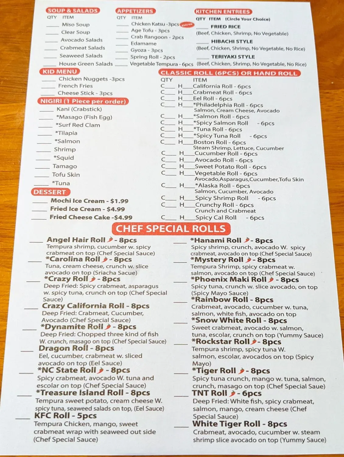 Menu 3