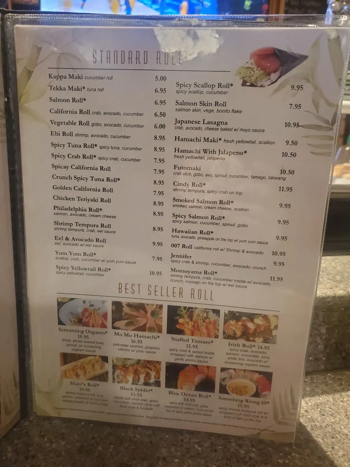 Menu 6