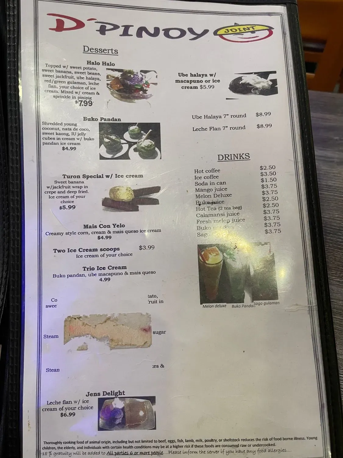 Menu 5