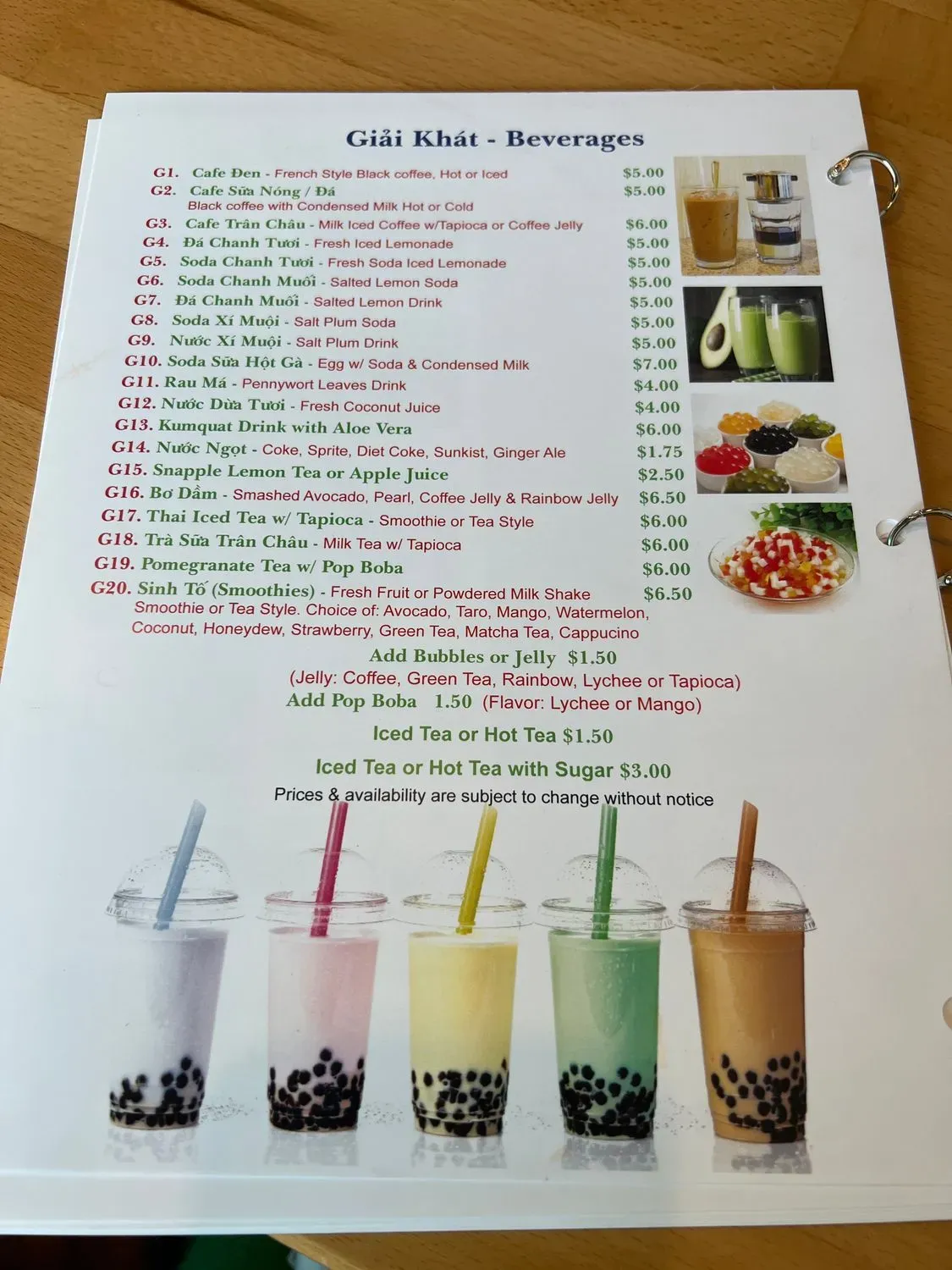 Menu 3