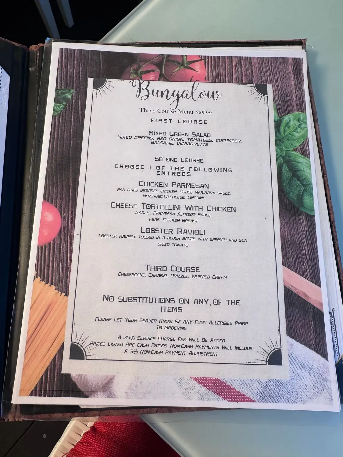 Menu 3