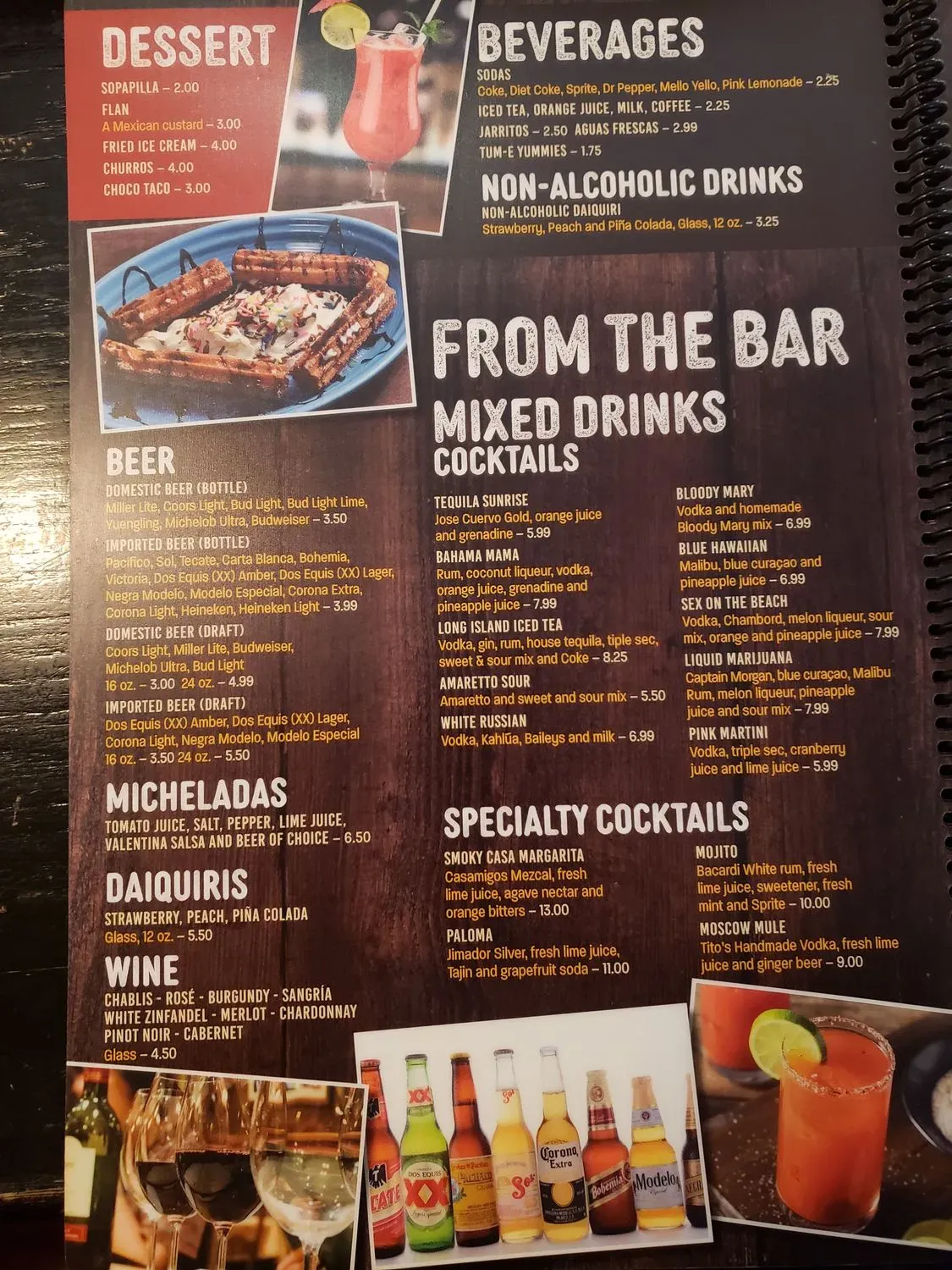 Jimador Mexican Grill Menu - Updated October 2025