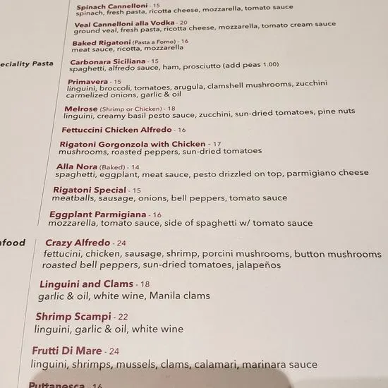 Menu 2