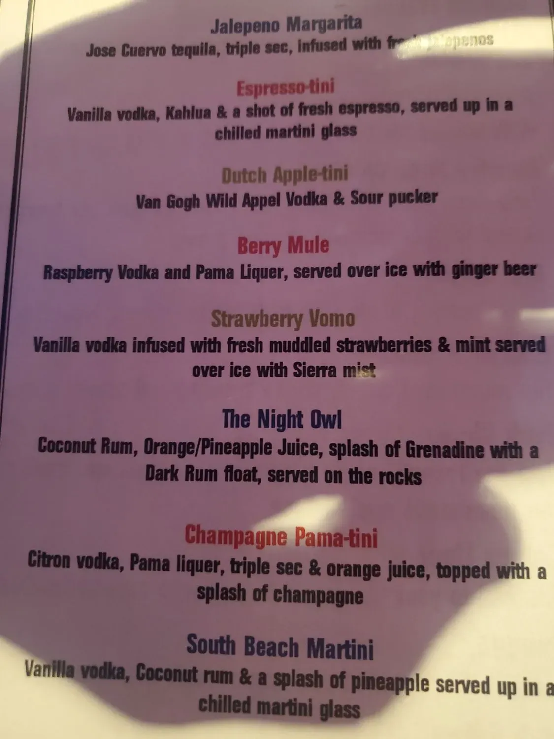 Menu 4