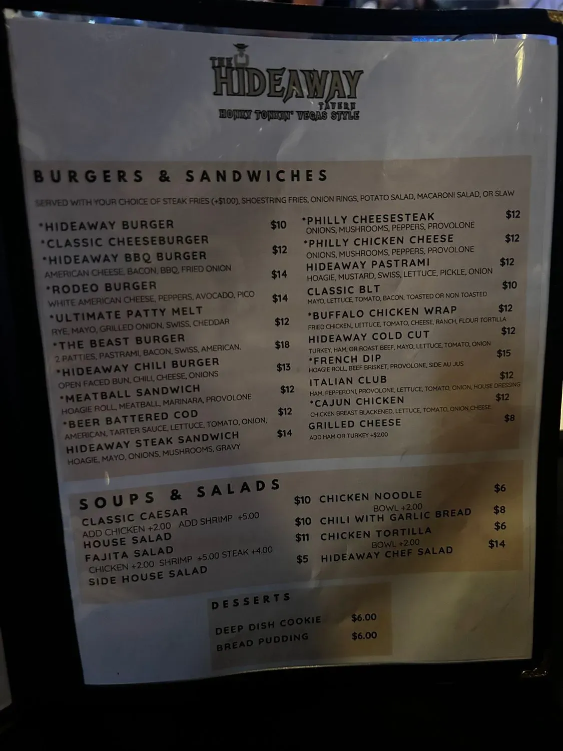 Menu 6