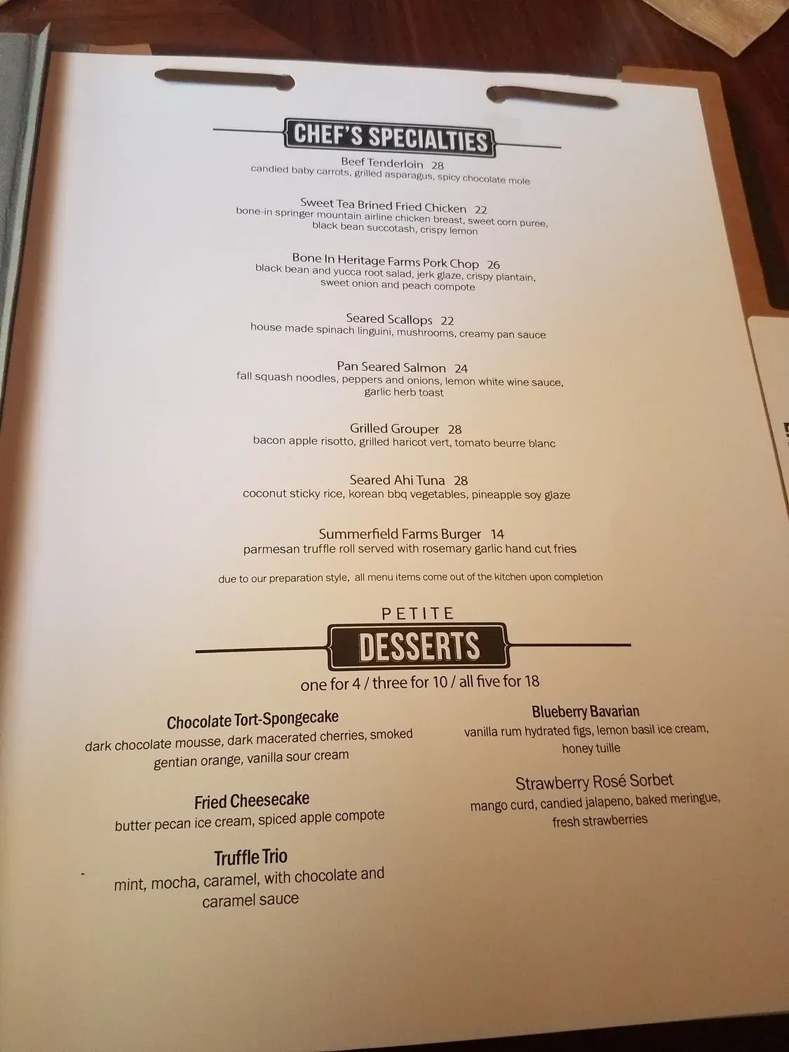 Menu 6