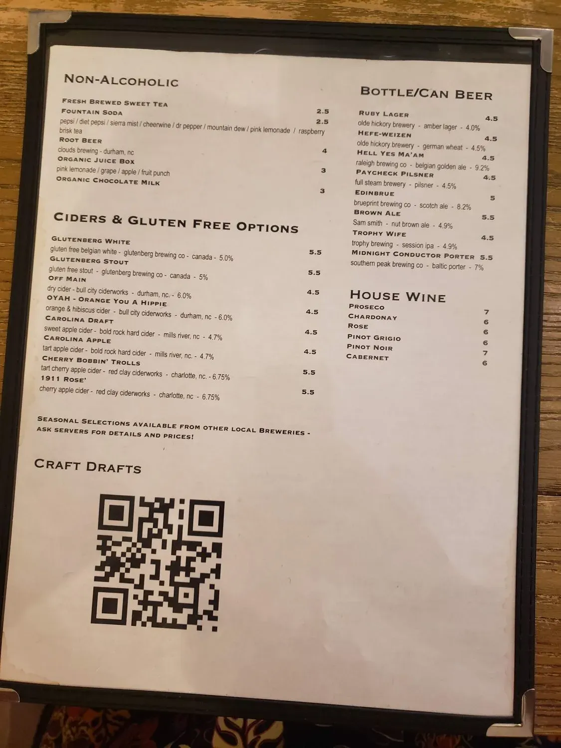 Menu 3