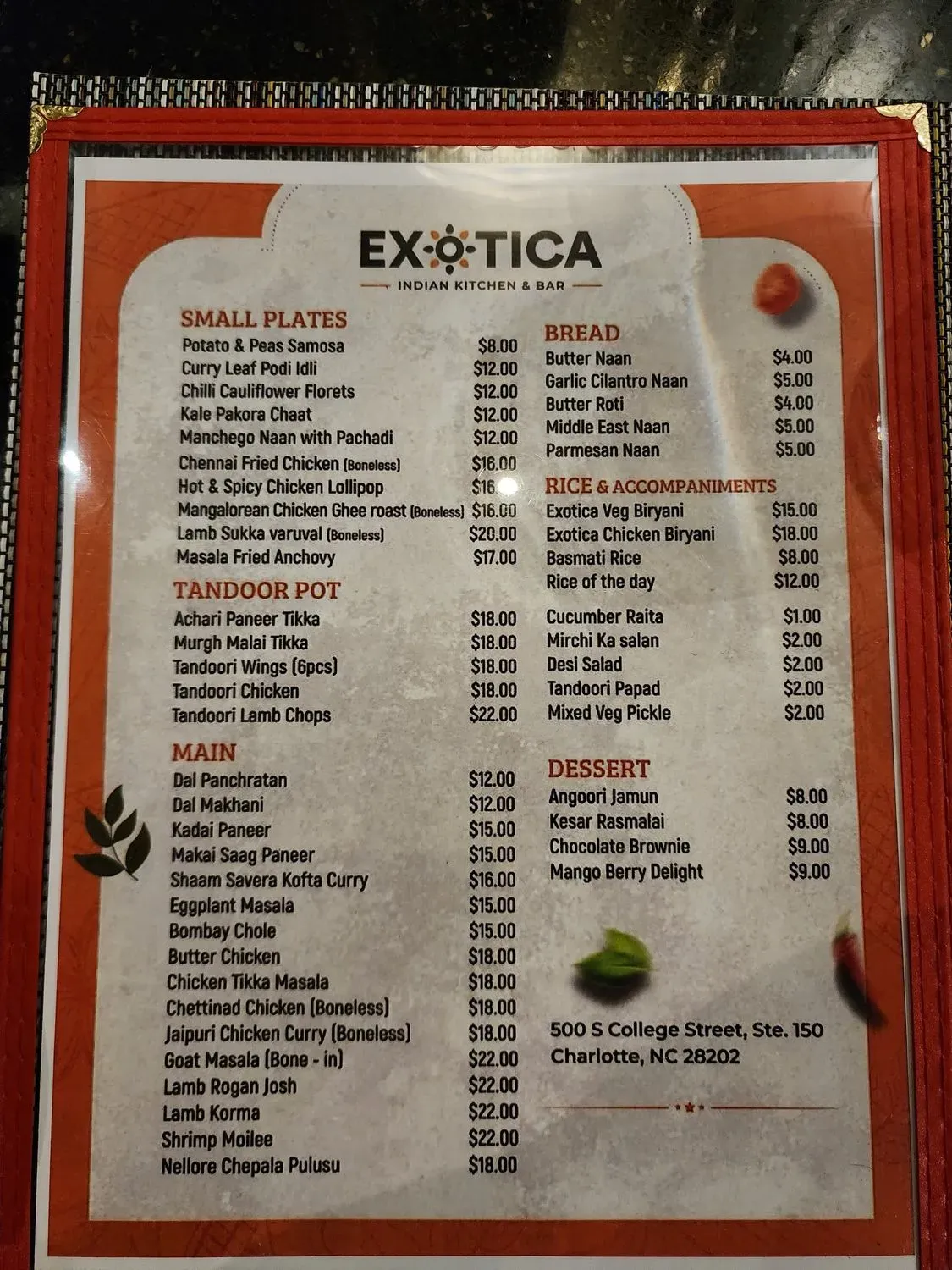 Menu 6