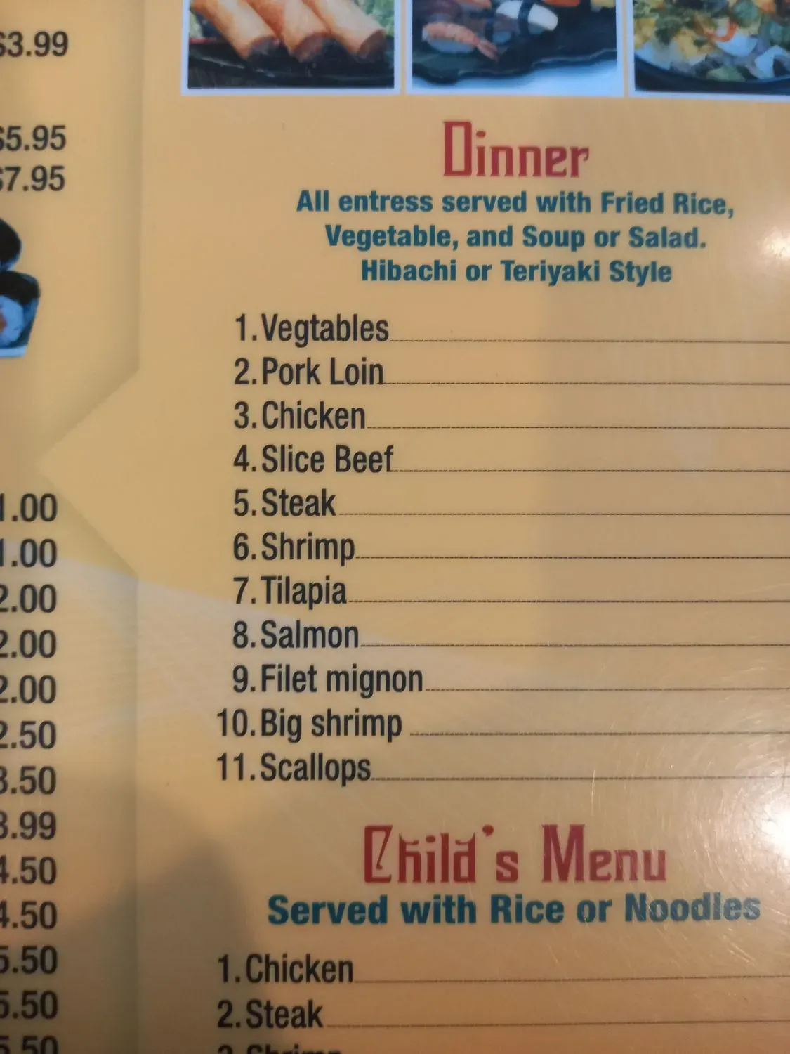 Menu 4