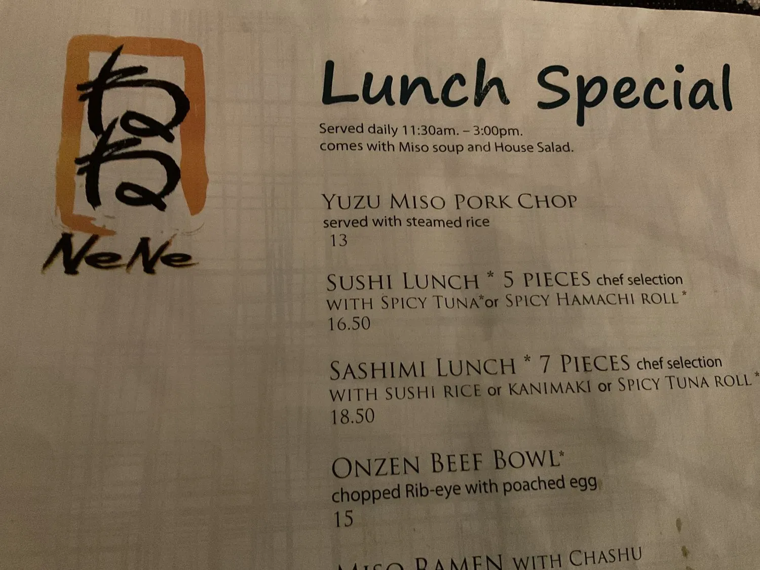 Menu 6